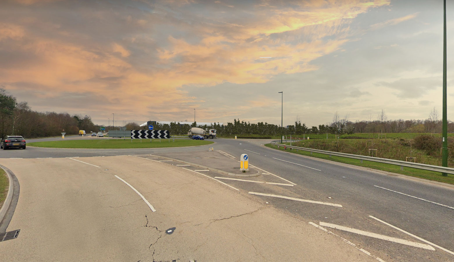 Indicative view from Copthorne Way looking west